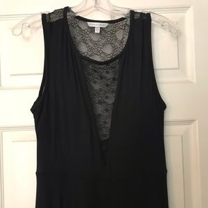 Black lace dress